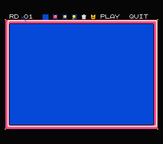 Round editor in the original Japanese version of Nyan Puzzle a.k.a. Meow Puzzle - Nyan P. にゃんぴ