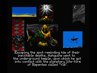 Midway through the intro demo for the new English patch for Ashguine Story 2: Citadel in the Void Midway through the intro demo for the new English patch for Ashguine Story 2: Citadel in the Void