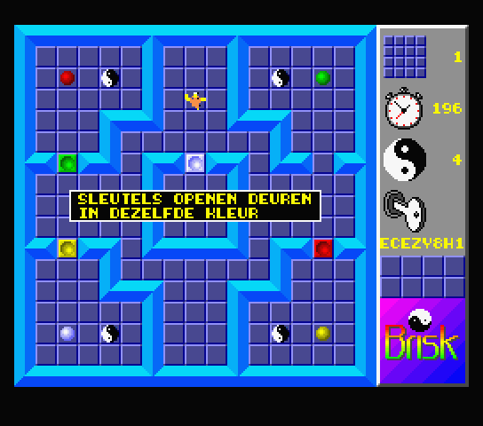 Game screen of the original Dutch Brisk