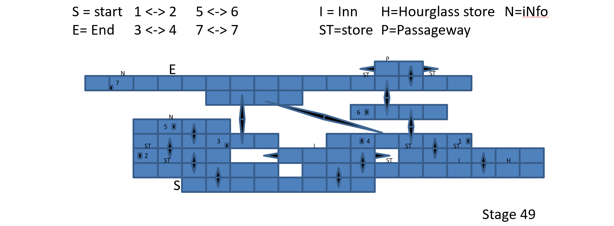 castle stage 49 Ganbare Goemon: Karakuri Douchuu がんばれゴエモン!からくり道中 castle stage 49 Ganbare Goemon: Karakuri Douchuu