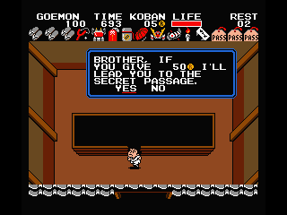 House leading to a 3d maze in the new English patch for Persevere Goemon: A Tricky Journey House leading to a 3d maze in the new English patch for Persevere Goemon: A Tricky Journey