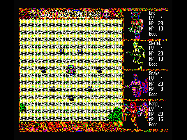 Game screen 2 in English Game screen 2 in English