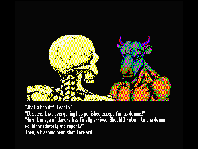 Intro screen 2 in English Intro screen 2 in English