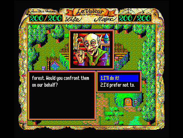 English shopkeeper Mecir menu for La Valeur English shopkeeper Mecir menu for La Valeur