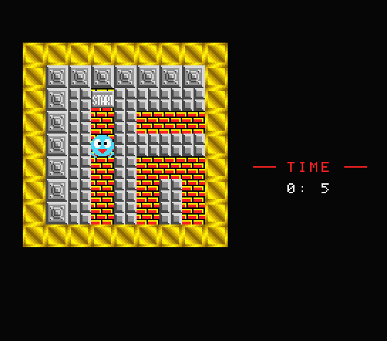 Screenshot from the new English version of Maze a.k.a. Meiro 迷路