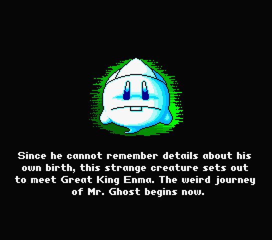 Demo screen for the new English patch for Mr. Ghost Demo screen for the new English patch for Mr. Ghost