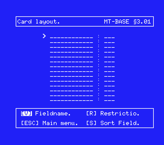 Screen 2 of the new English version of MT-Base Screen 2 of the new English version of MT-Base