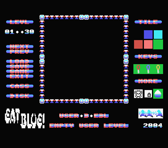 Eat Blue! editor with extra stages Eat Blue! editor