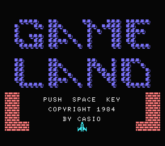Shoot'em up creator Game Land ゲームランド for MSX1 Shoot'em up creator Game Land ゲームランド for MSX1