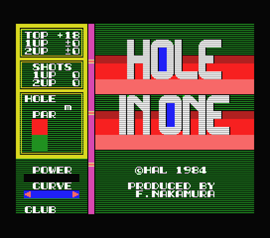 Hole in One ホールインワン